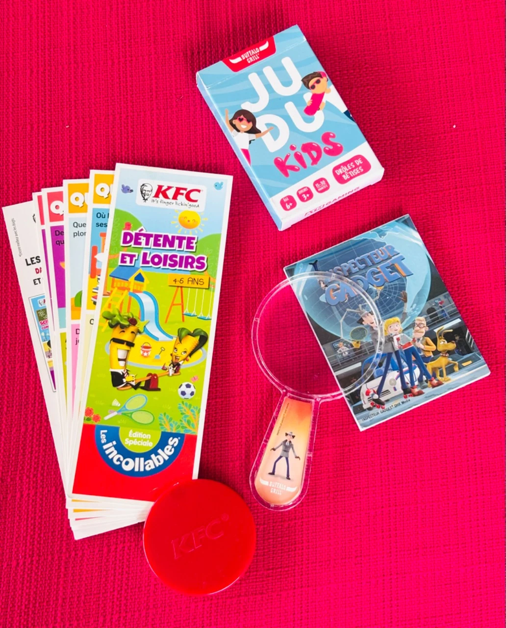 Lot de 3 jeux pour enfants, Judo Kids, carnet loupe et des questions Pour enfant